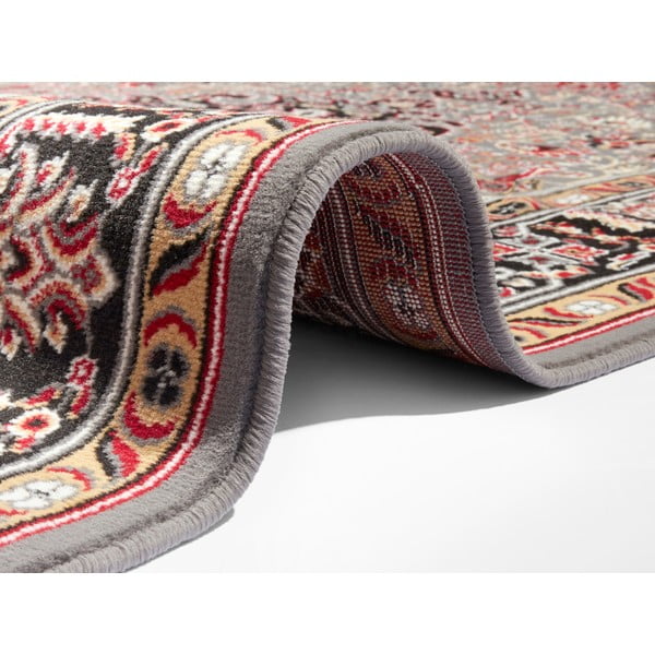 Šedo-hnědý běhoun Nouristan Skazar Isfahan, 80 x 250 cm-image-1