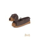 Tmavě hnědý látkový dětský koš na hračky 59x16x23 cm Sparky – Lorena Canals