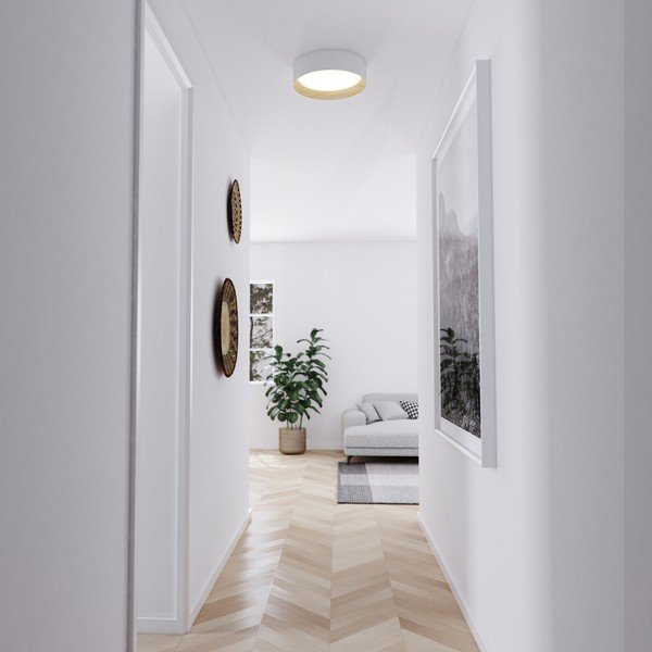 Krémové LED stropní svítidlo ø 45 cm – SULION-image-2
