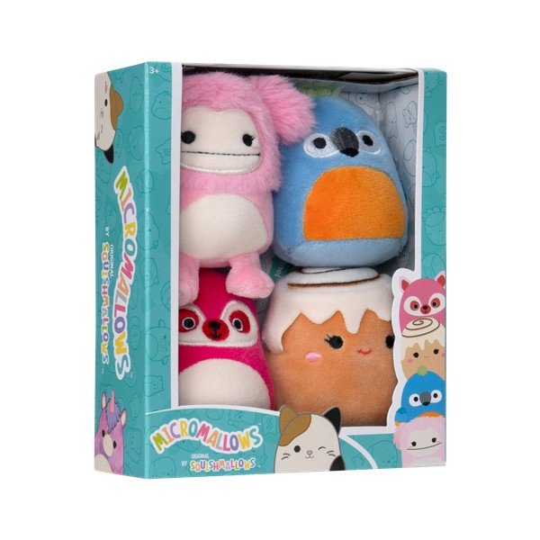 Plyšové hračky v sadě 4 ks Micromallows 4Pack – SQUISHMALLOWS-image-3