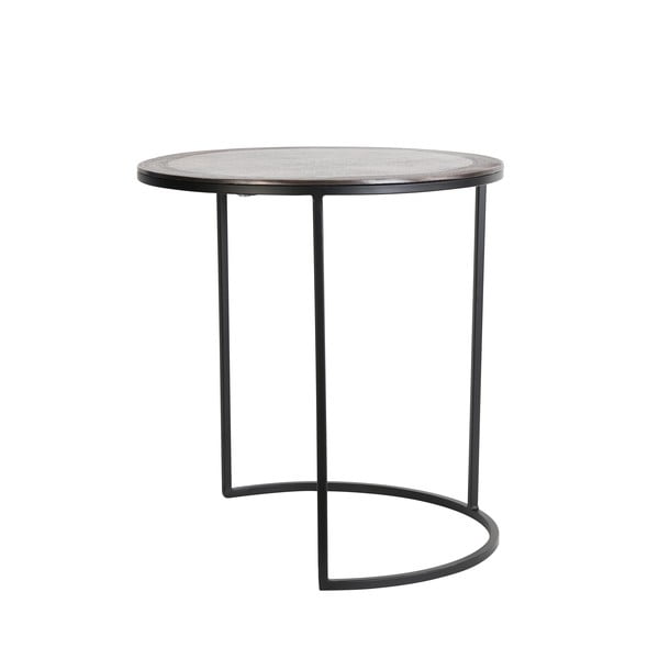 Kovové kulaté odkládací stolky v sadě 2 ks ø 50 cm Talca – Light & Living-image-3