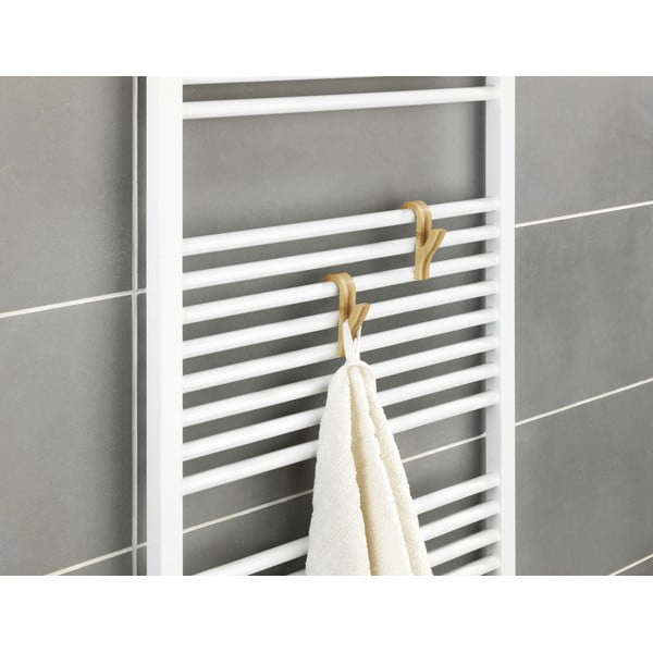 Závěsné bambusové háčky v přírodní barvě v sadě 2 ks – Wenko-image-3