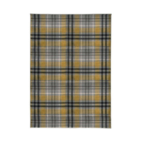 Žluto-šedý koberec Flair Rugs Highland, 200 x 290 cm