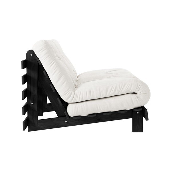 Bílá rozkládací pohovka 140 cm Roots - Karup Design-image-4