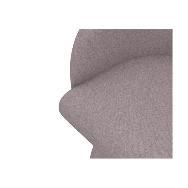 Čalouněné jídelní křeslo v levandulové barvě Kanoa – Makamii-image-4