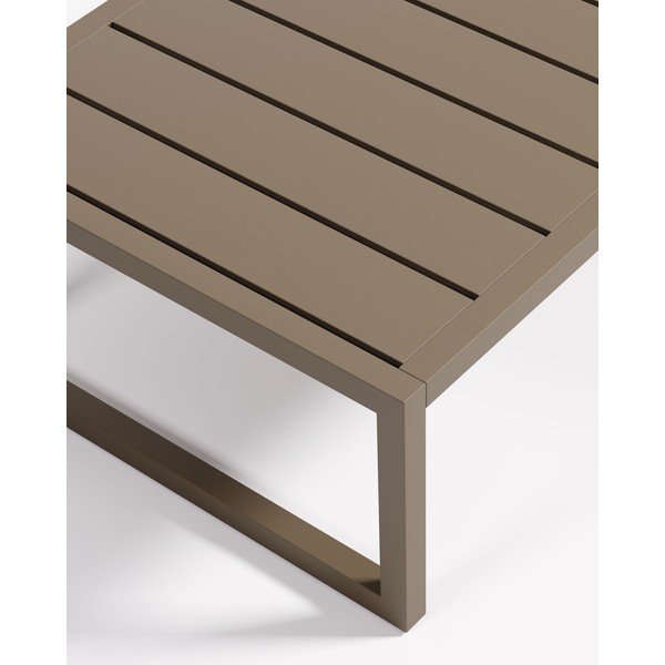 Hliníkový zahradní odkládací stolek 60x114 cm Comova – Kave Home-image-2