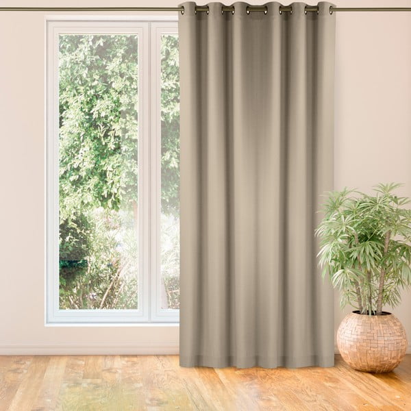 Béžový závěs 220x270 cm Carmena – Homede-image-1