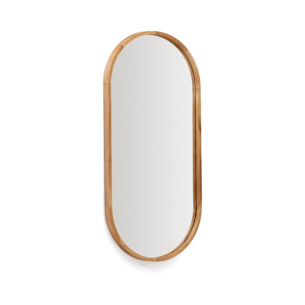 Nástěnné zrcadlo s dřevěným rámem 45x95 cm Magda – Kave Home