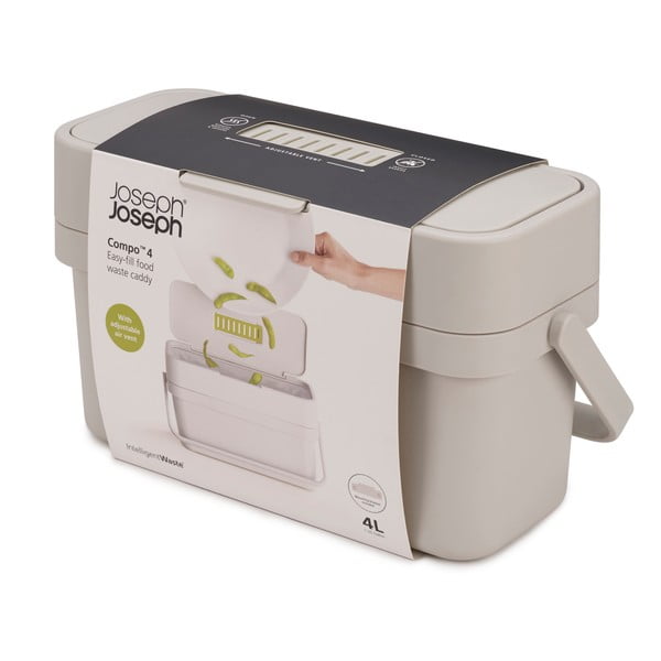 Béžová nádoba na kompostovatelný odpad Joseph Joseph Compo-image-4