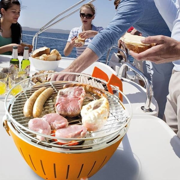 Přenosný gril na dřevěné uhlí ø 35 cm Classic – LotusGrill-image-2