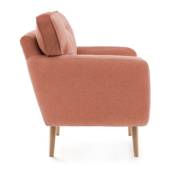 Lososové křeslo s polštářkem Vivonita Malva-image-3