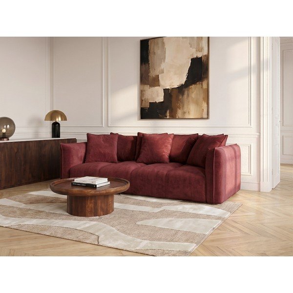 Červená žinylková pohovka Harlem – Bobochic Paris-image-1