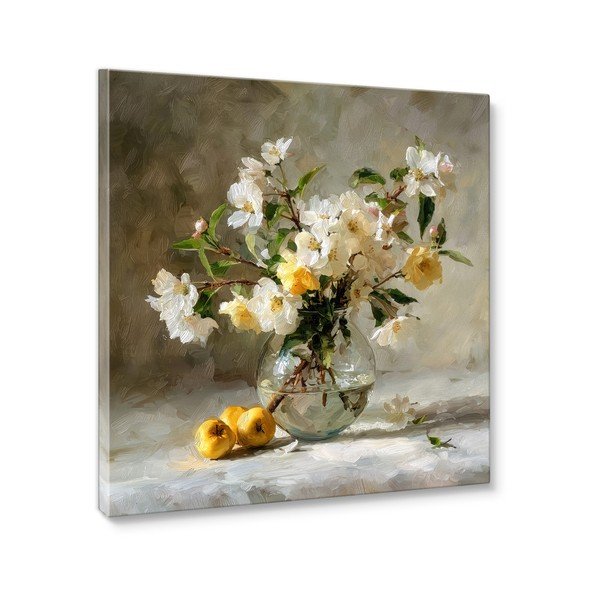 Tištěný obraz s rámem 70x70 cm Apple Flowers – Styler-image-4