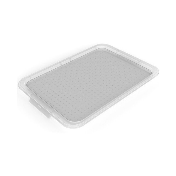 Bílé plastové víko na úložný box 57x39x3 cm Albris – Rotho