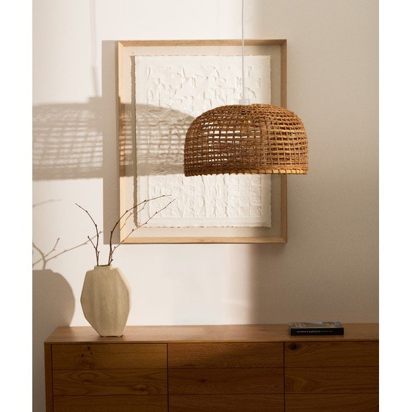 Stínidlo v přírodní barvě ø 52 cm Dakira – Kave Home-image-1