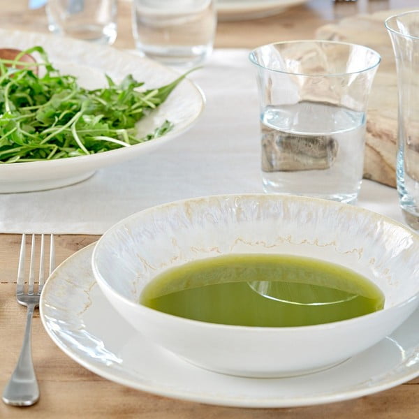 Bílý talíř z kameniny ø 27 cm Taormina – Casafina-image-2