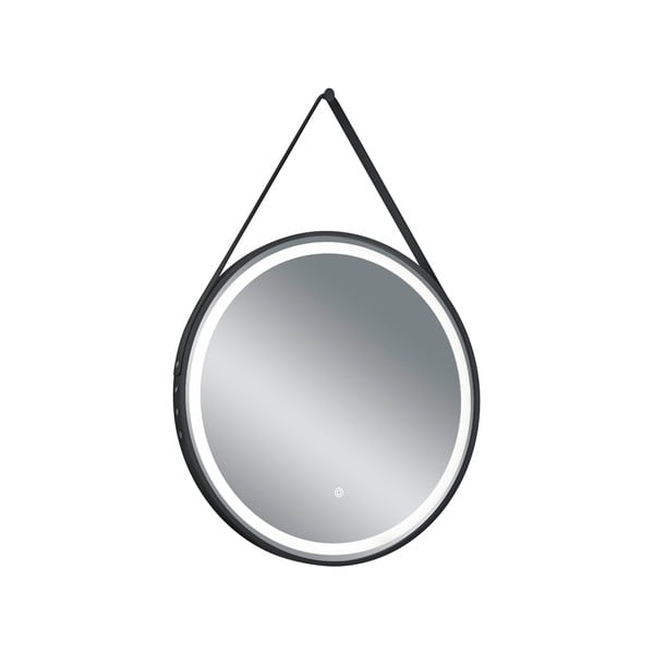 Nástěnné zrcadlo s osvětlením ø 60 cm Fine – Mirrors and More-image-2