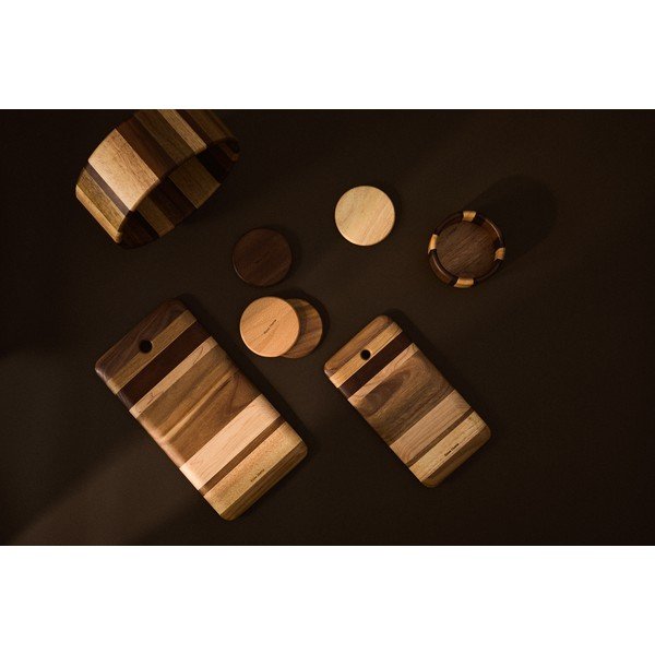 Dřevěná servírovací miska v přírodní barvě Nover – Kave Home-image-2