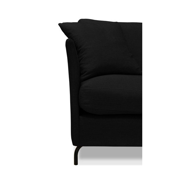 Černá trojmístná pohovka Windsor  & Co. Sofas Saturne-image-4