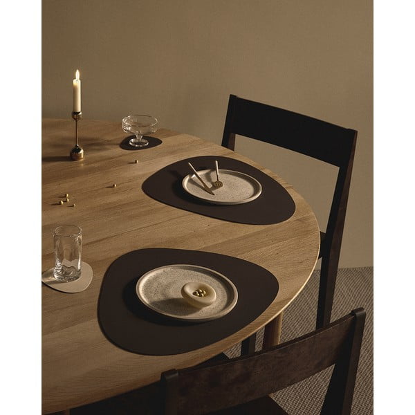 Prostírání z eko kůže 37x44 cm Curve L Double Nupo – LIND DNA-image-1
