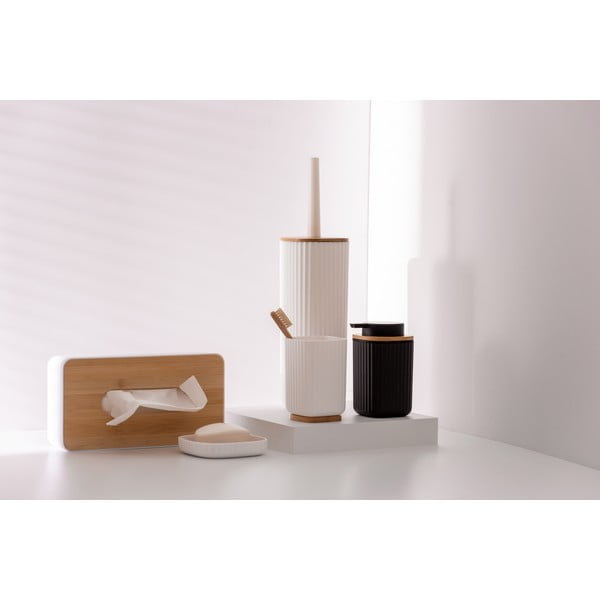 Bílý kelímek na kartáčky Wenko Rotello-image-4