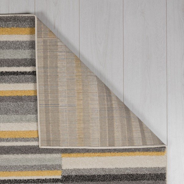 Šedo-žlutý koberec Flair Rugs Urban Lines, 100 x 150 cm-image-3