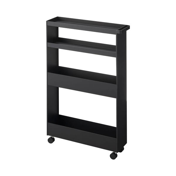 Matně černý ocelový koupelnový regál 48x80,5 cm Tower – YAMAZAKI