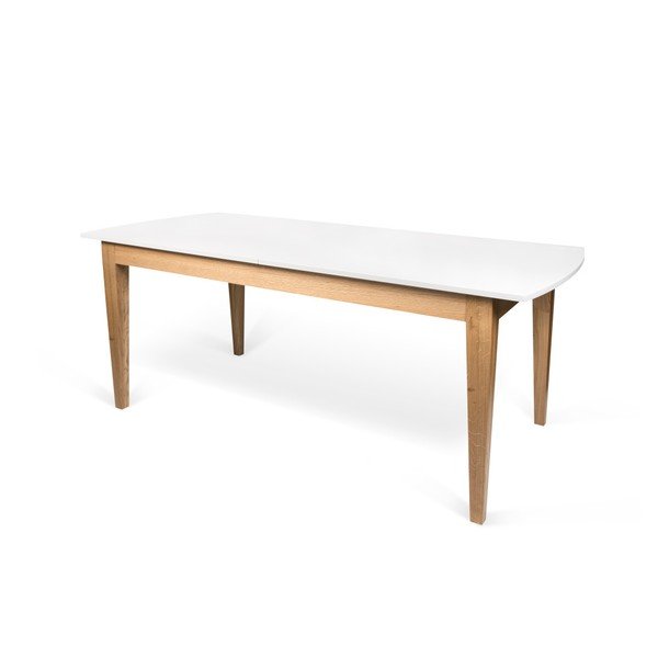 Bílý rozkládací jídelní stůl TemaHome Niche-image-1
