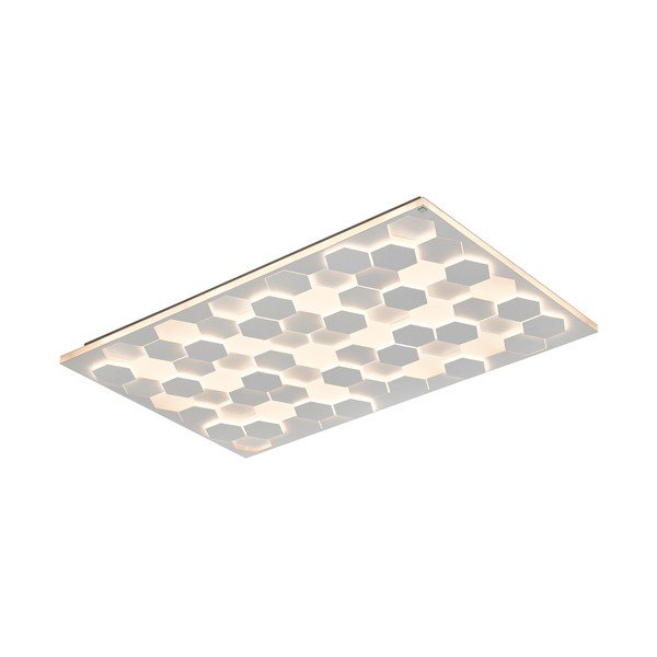 Bílé LED stropní svítidlo s hlasovým ovládáním/s ovládáním pomocí mobilní aplikace s kovovým stínidlem 70x115 cm Cifavo – CINQUE-image-4