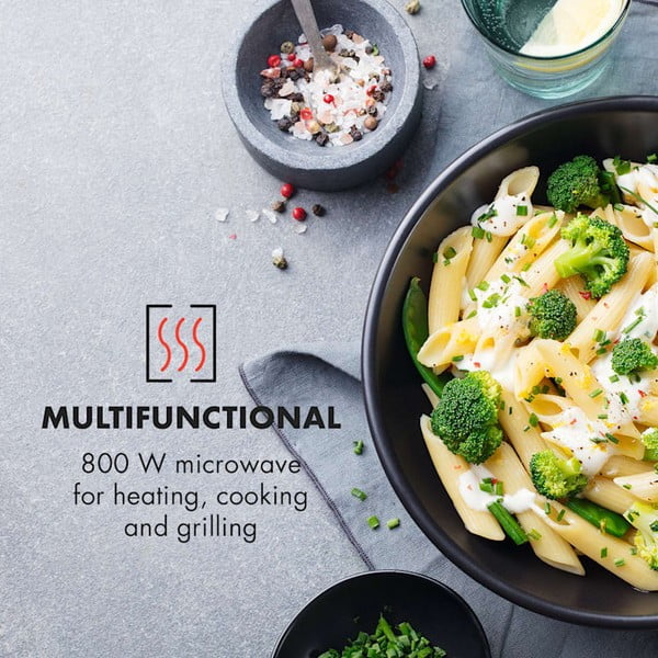 Modrá mikrovlnná trouba Klarstein Fine Dinesty-image-4