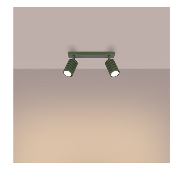 Zelené bodové svítidlo 6,5x30 cm Gleam – Sollux-image-2