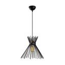 Černé závěsné svítidlo s kovovým stínidlem ø 34 cm Kirpi – Opviq lights