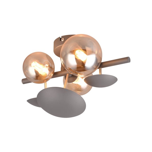 Nástěnné svítidlo v šedo-zlaté barvě Bubble – Trio Select-image-1