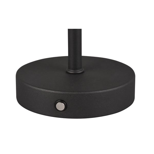 Matně černá LED stmívatelná stolní lampa (výška 30 cm) Jeff – Reality-image-3