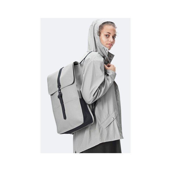 Šedý batoh s vysokou voděodolností Rains Backpack-image-1