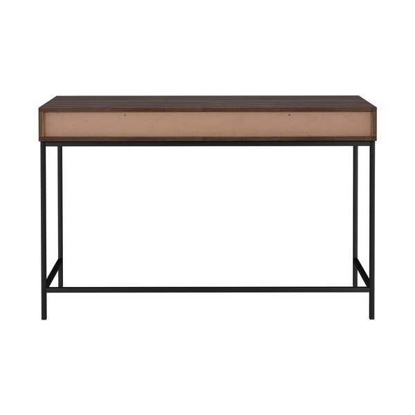 Pracovní stůl s deskou v dekoru ořechového dřeva 50x120 cm Celine – Støraa-image-2