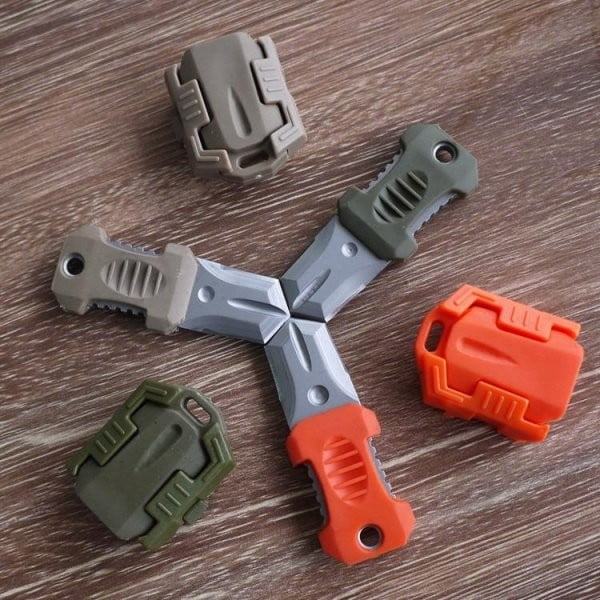 Oranžový mini kapesní nůž do přírody Gift Republic-image-1