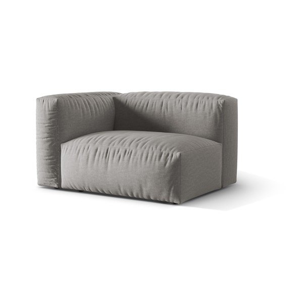 Světle šedý modul pohovky (levý roh) Martina – Micadoni Home-image-1