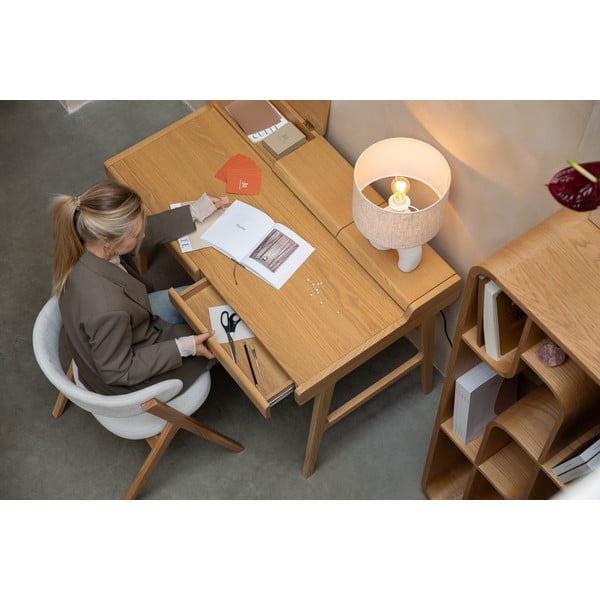 Pracovní stůl se sekretářem 70x120 cm Kaat – Zuiver-image-4