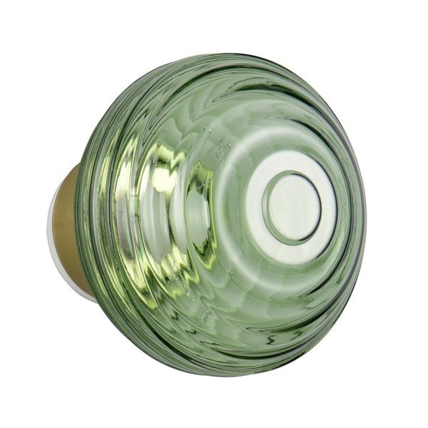 Zelené skleněné LED nástěnné svítidlo na USB ø 15,5 cm Earl – Reality