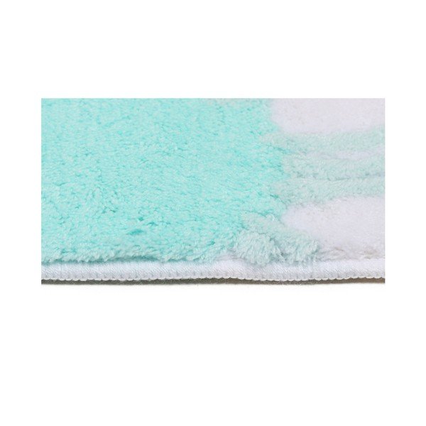Set 2 koupelnových předložek a povlaku na záchodové prkénko Confetti Minty Alinda-image-3