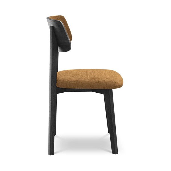 Jídelní židle z masivního dřeva v terakotové barvě Niu – Makamii-image-2