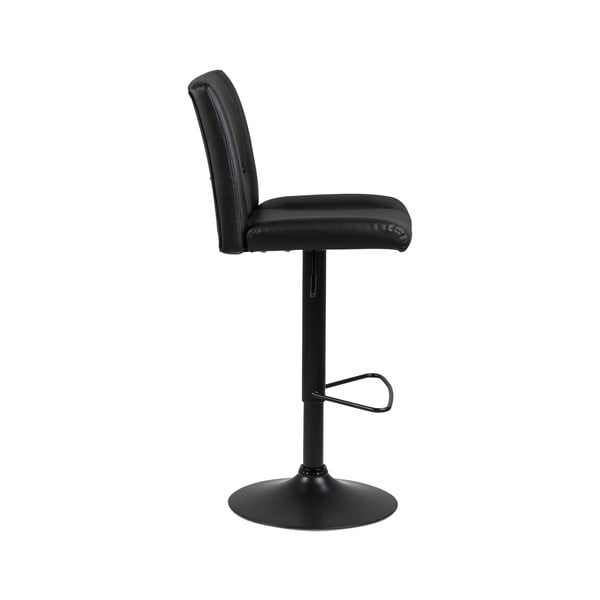Černá barová židle s nastavitelnou výškou Actona Sylvia-image-1