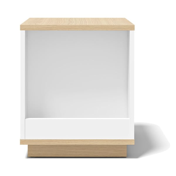 Odkládací stolek v dekoru dubu 40x40 cm Ella - TemaHome-image-2