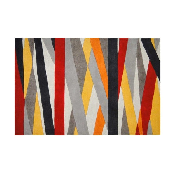 Vlněný koberec Linear, 121x182 cm