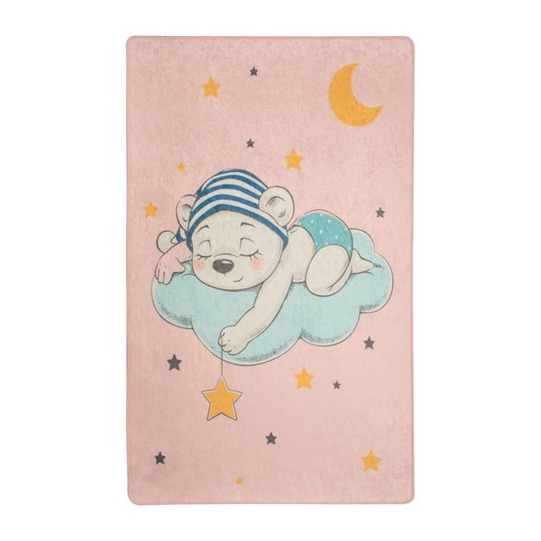 Dětský koberec Pink Sleep, 100 x 160 cm