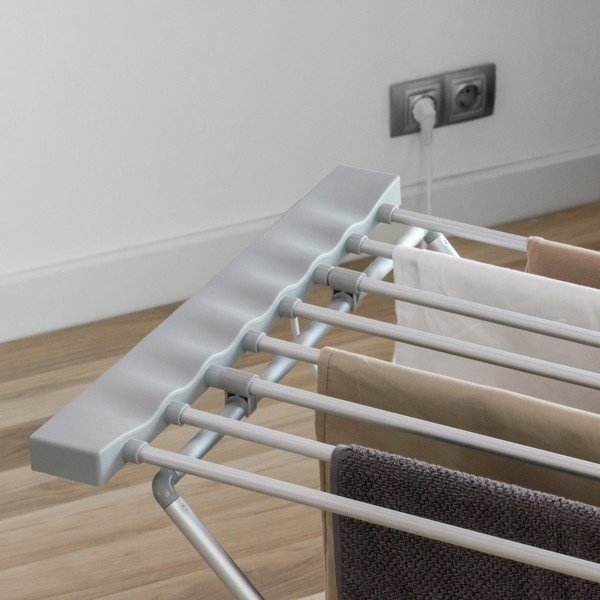 Šedý skládací elektrický sušák na prádlo InnovaGoods Clotheshorse-image-3