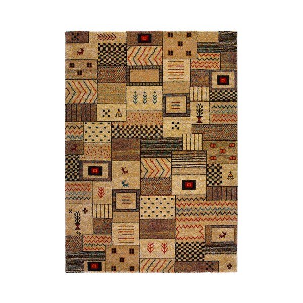 Hnědobéžový koberec Universal Mitra Beige, 120 x 170 cm