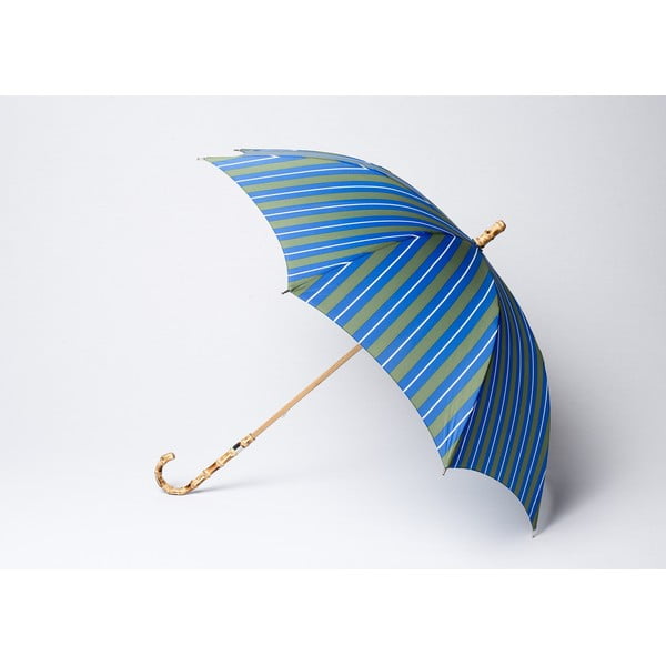 Deštník Stripe, modro-zelený
