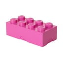 Růžový svačinový box LEGO®